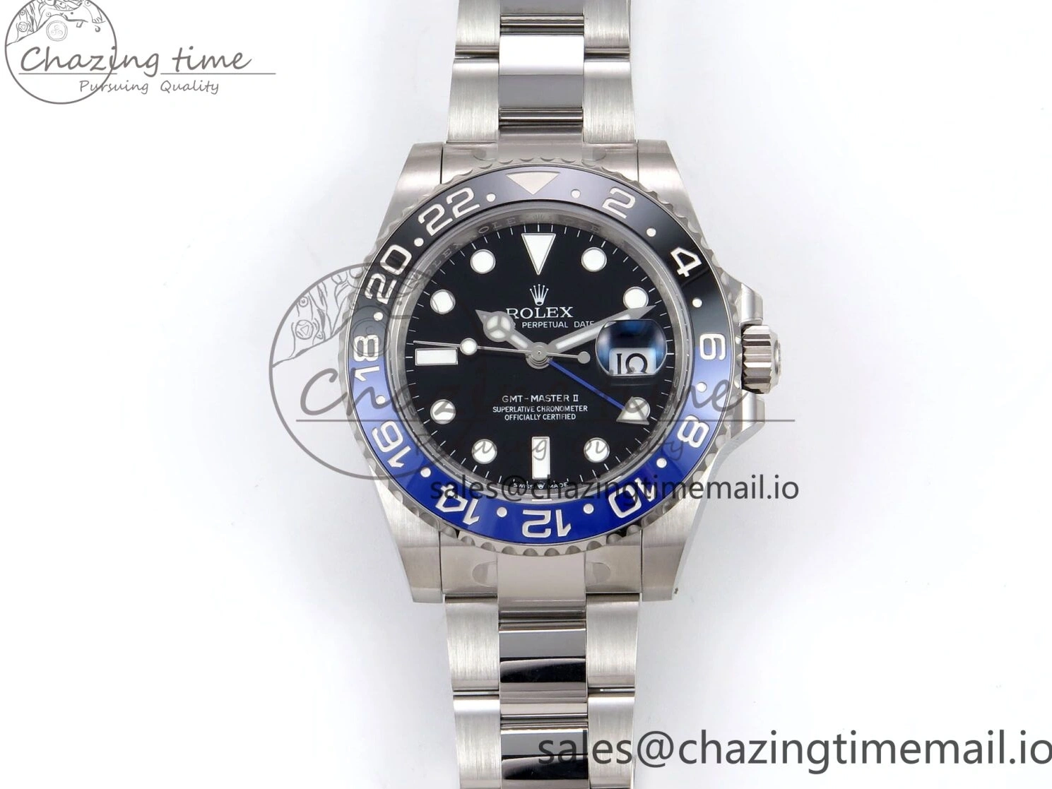 0411 GMT-Master II 126710 BLNR 904L THBF 1:1 Best Edition on Oyster Bracelet SH3285 CHS StreetReady 957